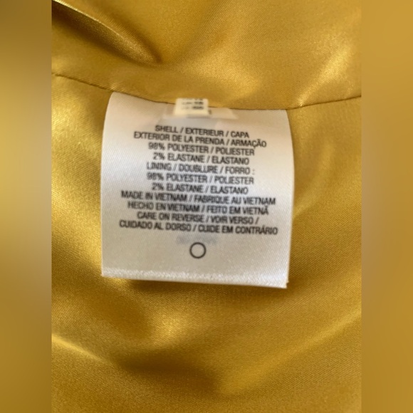 T Tahari Tan‎ Blazer Modern Lightweight Design with Waist Ties, Size 14 (NWT) - Picture 5 of 6